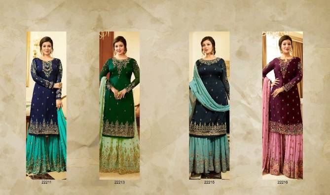 Ayesha Sharara Nx Series 22211 to 22216 By Fiona Wedding Wear Plus Size Salwar Suits Wholesale Online